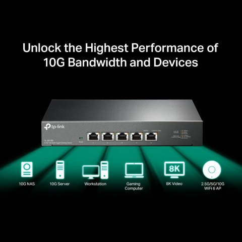Przełącznik SX105 Switch Desktop 5x10GE TP-LINK