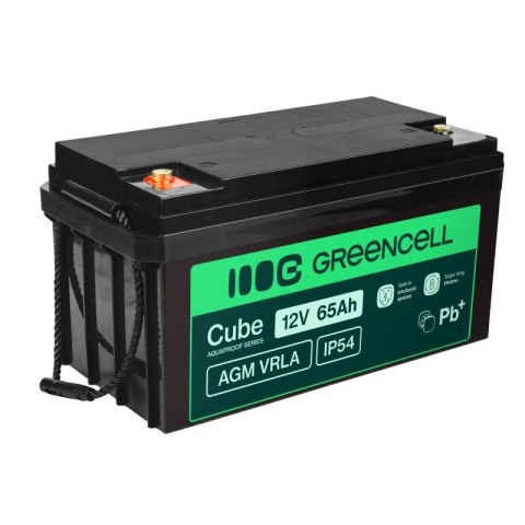 Akumulator AGM VRLA 12V 65Ah IP54 Green Cell