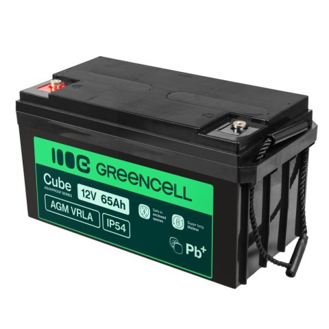 Akumulator AGM VRLA 12V 65Ah IP54 Green Cell