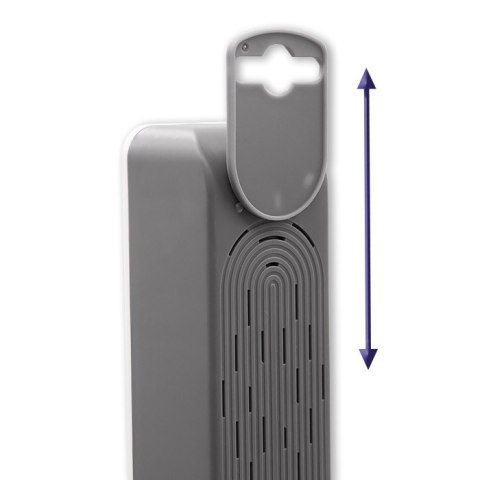 Listwa zasilająca | 6 gniazd | 1.8m | Biało-szara Qoltec