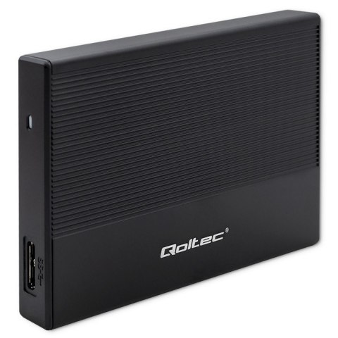 Obudowa | Kieszeń na dysk SSD HDD 2.5 cala | SATA | USB 3.0 | Super speed 5Gb/s | 2TB | Czarna Qoltec