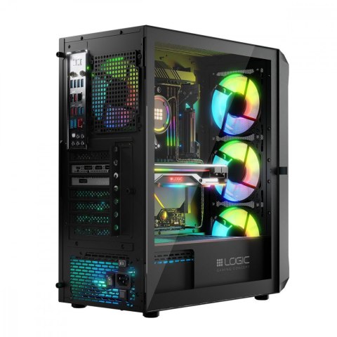 Obudowa Komputerowa Logic Portos ARGB Midi USB 3.0 Czarna Logic Concept