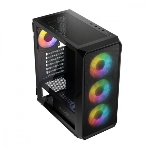 Obudowa Komputerowa Logic Portos ARGB Midi USB 3.0 Czarna Logic Concept