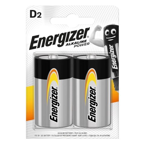 Bateria Alkaline Power Alkaliczna D LR20 2 szt. blister Energizer