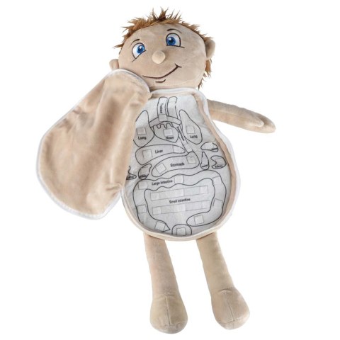 Lalka maskotka nauka anatomii chłopiec Kik Sp. z o. o. Sp. k.