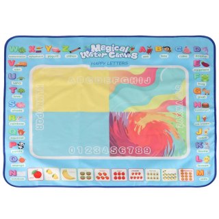 Mata wodna do malowania rysowania wodą mazaki pieczątki szablony wałek 100x80cm alfabet Kik Sp. z o. o. Sp. k.