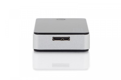Czytnik kart 5-portowy USB 3.0 SuperSpeed, All-in-one, Czarno-srebrny Digitus