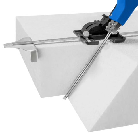 Nóż termiczny do cięcia styropianu z wycinarką do gniazdek 250 mm 500C 250 W - zestaw MSW