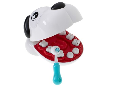 Chory ząbek dentysta zwierząt pies piesek zabawa wylecz zęba nauka weterynarz Kik Sp. z o. o. Sp. k.