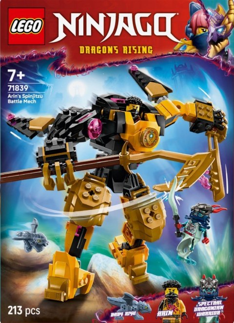 Klocki Ninjago 71839 Mech bojowy Spinjitzu Arina LEGO