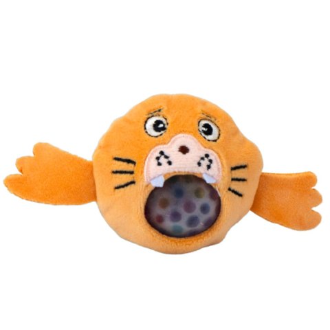 Pluszak Do Ściskania Ugniatania Gniotek z Kulkami Wodnymi Pingwin Morświn 6 cm LEAN TOYS