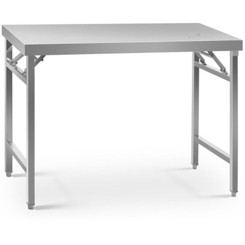 Stół ze stali nierdzewnej laboratoryjny składany 120 x 70 cm Royal Catering