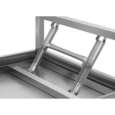 Stół ze stali nierdzewnej laboratoryjny składany 120 x 70 cm Royal Catering