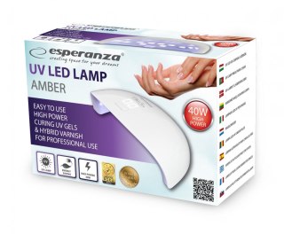 LAMPA UV LED LAKIER HYBRYDOWY 40W EMERALD Esperanza
