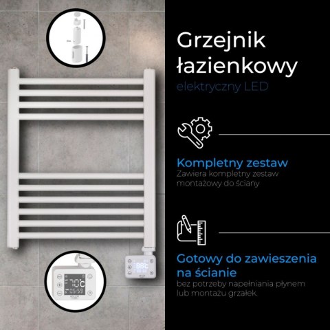 Grzejnik łazienkowy elektryczny LED AD7823 Adler
