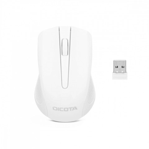 Mysz Wireless Mouse Comfort Biała DICOTA