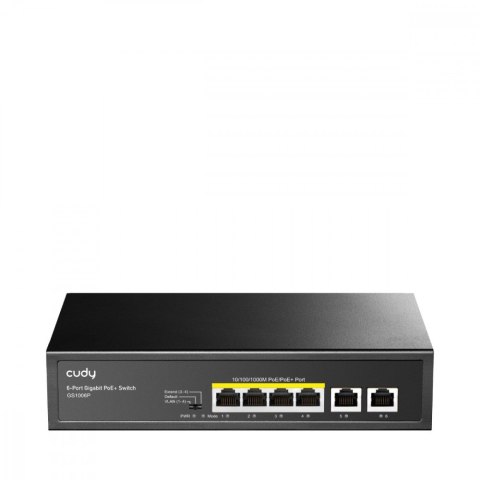 Przełącznik GS1006P 6-Port Gigabit PoE+ Switch 65W Cudy