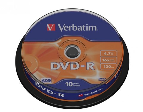 DVD-R 16x 4.7GB 10P CB 43523 Verbatim