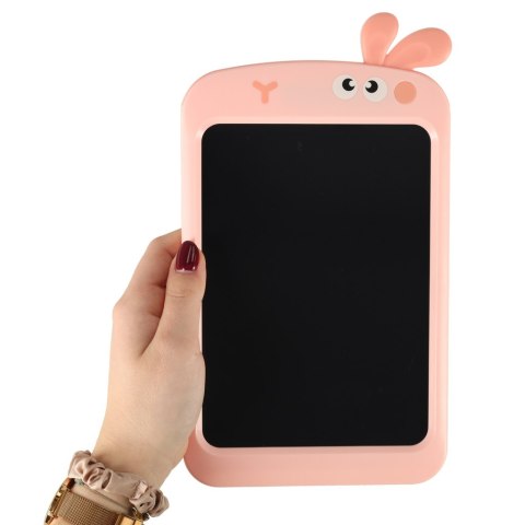Tablet graficzny do rysowania dla dzieci znikopis tablica ekran LCD 8,5' królik róż Kik Sp. z o. o. Sp. k.