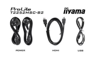 Monitor 22 cale T2252MSC-B2 10 PKT. POJ,IPS,HDMI,DP,2x1W,7H IIYAMA
