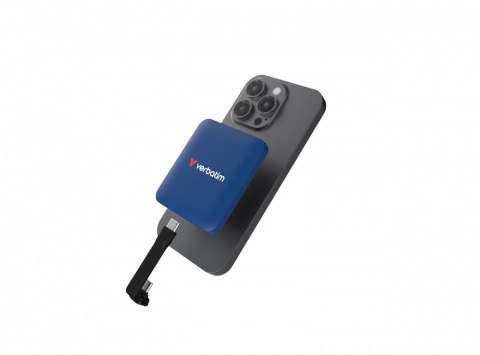 SnapBack Magnetic SSD Blue Metalic MagSave 2TB, Apple ProRes 4K 60 kl/s Verbatim