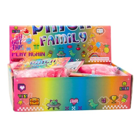 Gniotek Sensoryczny Miękki Kotek Z Perłami Pomponiki Różowy 8cm LEAN TOYS