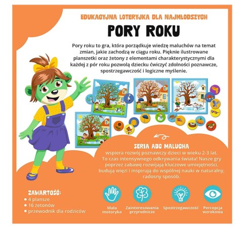 Gra edukacyjna Pory Roku ABC Malucha Rodzina Treflików Trefl 02906 Trefl Gry