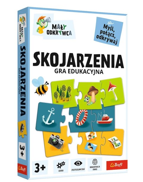 Gra edukacyjna Skojarzenia Mały Odkrywca Trefl 02808 Trefl Gry