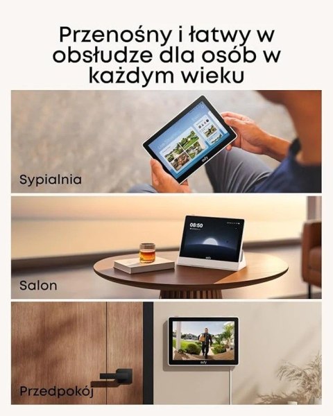 Ekran Smart Display E10 czarny+biały Anker