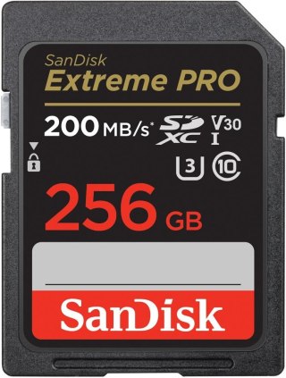 Karta pamięci Extreme Pro SDXC 256GB 200/140 MB/s V30 UHS-I SanDisk