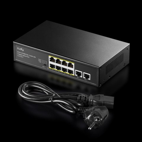 Przełącznik FS1010PG 8xFE PoE+ 120W 2xGigabit Uplink Cudy
