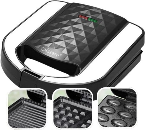 Opiekacz do kanapek / sandwich 3w1 MR-709 Feel-Maestro