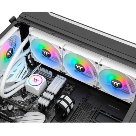 Chłodzenie wodne TH420 ARGB Snow (3x140mm) miedziany blok CPU Thermaltake
