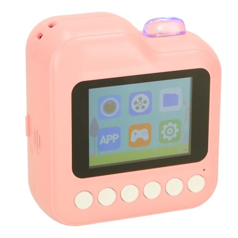 Aparat fotograficzny natychmiastowy drukarka termiczna + wkłady karta 32GB różowy Kik Sp. z o. o. Sp. k.