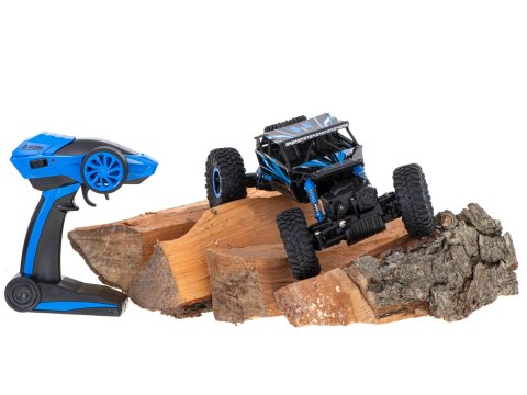 Samochód zdalnie sterowany na pilota RC Rock Crawler HB 2,4GHz 1:18 niebieski Kik Sp. z o. o. Sp. k.
