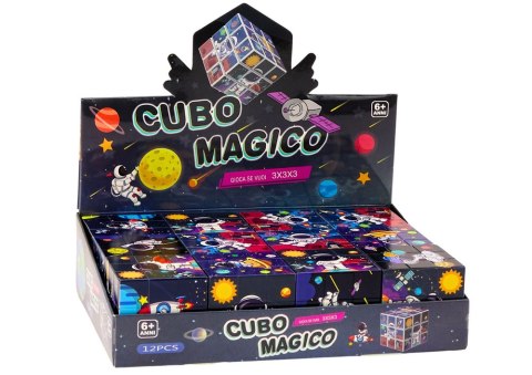 Magiczna Kostka Układanka Edukacyjna Kosmos Puzzle Gra Logiczna LEAN TOYS