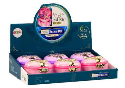 Zestaw Kuferek Szkatułka Serduszko Pudełko Na Biżuterię Akcesoria MIX LEAN Toys