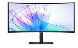 Monitor 34 cale ViewFinity S65VC VA 3440x1440 UWQHD 21:9 1xHDMI 1xDP 1xUSB-C 90W 2xUSB-A LAN 5ms HAS Webcam głośniki zakrzywiony Samsung