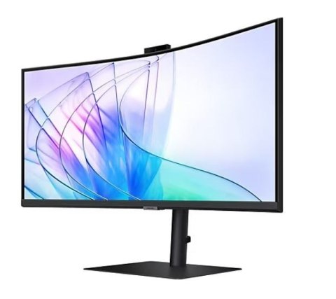 Monitor 34 cale ViewFinity S65VC VA 3440x1440 UWQHD 21:9 1xHDMI 1xDP 1xUSB-C 90W 2xUSB-A LAN 5ms HAS Webcam głośniki zakrzywiony Samsung