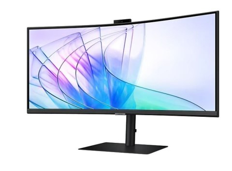 Monitor 34 cale ViewFinity S65VC VA 3440x1440 UWQHD 21:9 1xHDMI 1xDP 1xUSB-C 90W 2xUSB-A LAN 5ms HAS Webcam głośniki zakrzywiony Samsung