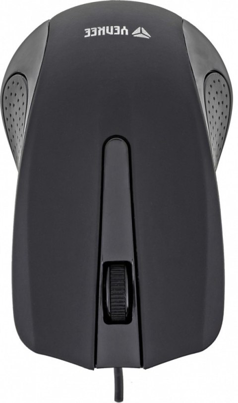 Mysz przewodowa USB, 3 przyciski , gumowana powierzchnia YENKEE