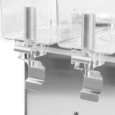 Dyspenser dozownik chłodzący do soków napojów podwójny 2 x 10 l 290 W Royal Catering