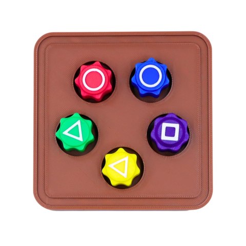 Kości Do Gry W Gonggi Hacele Gra Zręcznościowa Squid Games Podstawka 5szt B LEAN TOYS