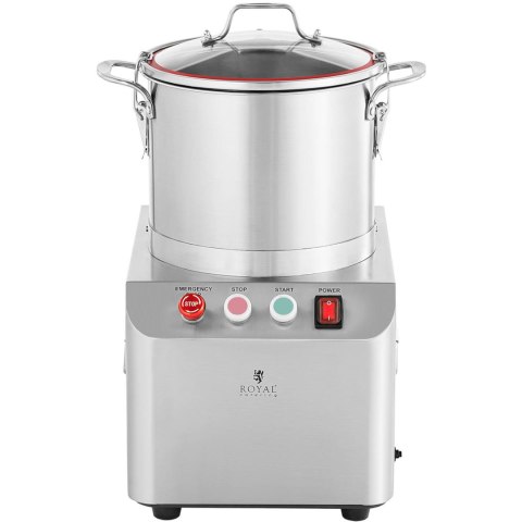 Kuter wilk gastronomiczny do siekania mielenia krojenia mięsa warzyw 1400 obr./min 8 l 550 W Royal Catering