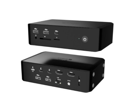 Stacja dokującaThunderbolt5 Quattro Display Docking Station 5x USB 2.5 GLan Power Delivery 140W I-tec