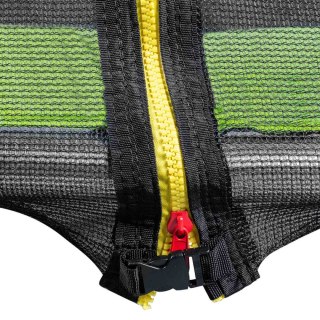 Trampolina ogrodowa dla dzieci dorosłych z siatką zewnętrzną śr. 244 cm do 100 kg UNIPRODO