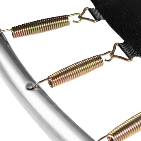 Trampolina ogrodowa dla dzieci dorosłych z siatką zewnętrzną śr. 244 cm do 100 kg UNIPRODO