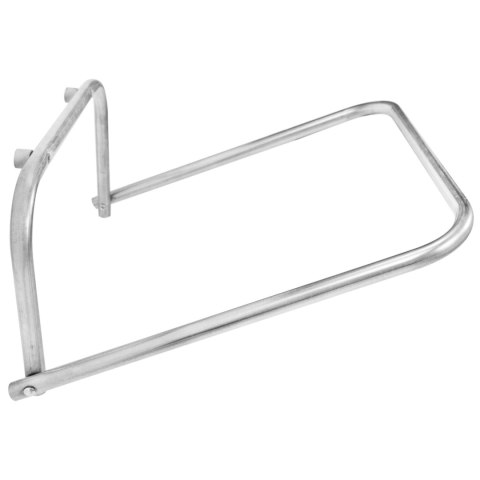 Uchwyt ścienny wiszący do segregacji śmieci czarny - worki 120L GSG24