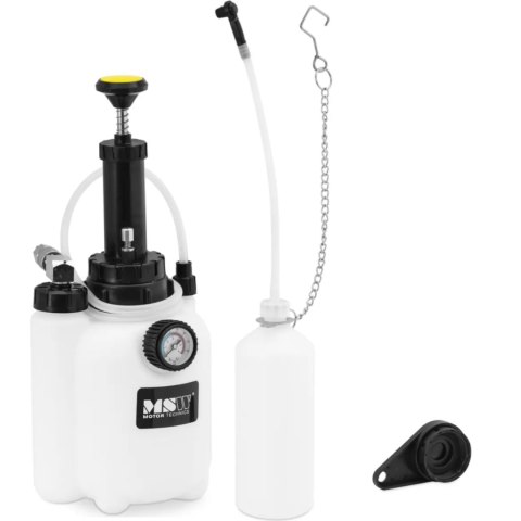 Zestaw do odpowietrzania hamulców tester podciśnienia ręczny 3 l MSW