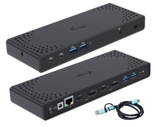 Stacja dokująca USB 3.0 / USB-C / Thunderbolt 3 Dual Display Gen2 + Power Delivery 100W I-tec